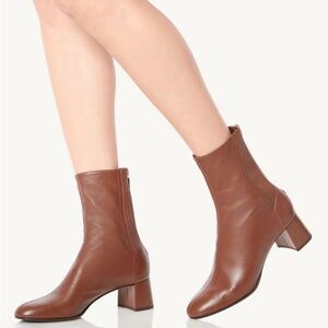 Aquazurra Saint Honore Booties in Brown, size 40